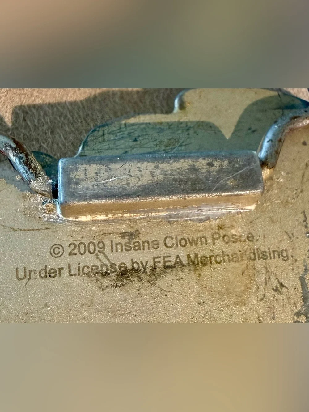 Insane Clown Posee ICP Belt Buckle Hip Hop Running Man with Hatchet Rare!